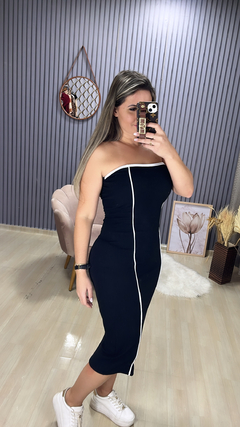 Vestido midi tomara que vai