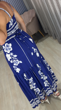 Vestido longo Karol na internet