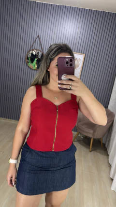 Croped plus bengaline ziper - Visajo Store