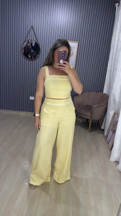 Conjunto pantalona linho