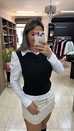 Blusa lanzinha com camisa