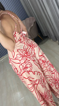 Macacão envelope flores - loja online