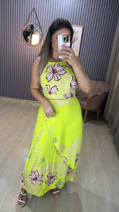 Conjunto saia MIDI flores