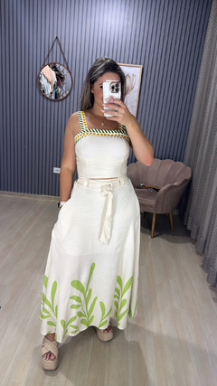 Conjunto saia MIDI Cris na internet