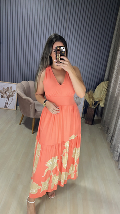 Vestido longuete Kauany - Visajo Store