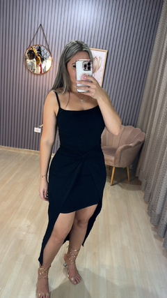 Vestido canelado viviane - comprar online