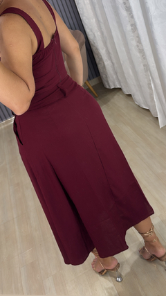 Conjunto saia midi linho - comprar online