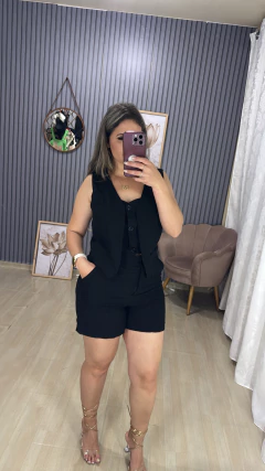 Conjunto shorts colete na internet