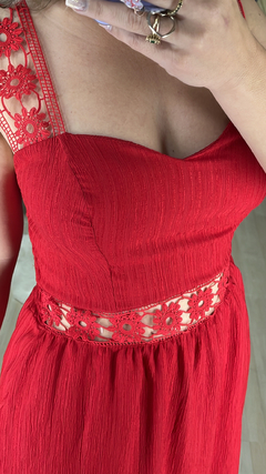 Vestido longuete com gripir - comprar online