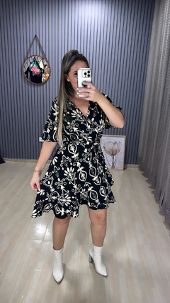 VESTIDO ENVELOPE CURTO DUNA