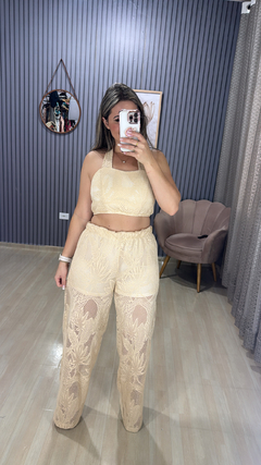 Conjunto calça Rendado - comprar online