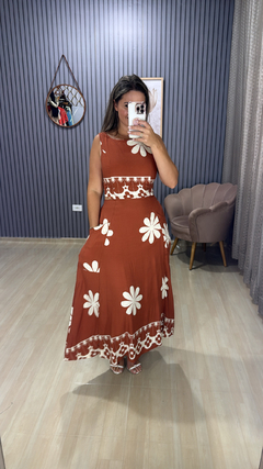 Vestido mídi Perla - comprar online