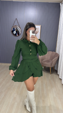 Vestido macaquinho Denise na internet