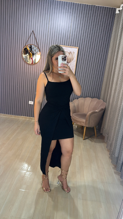 Vestido canelado viviane