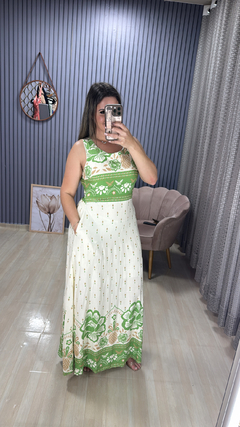 Vestido longo Veneza - Visajo Store
