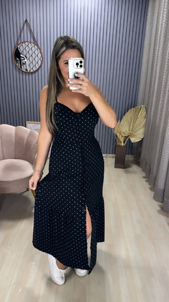 Vestido longuete poa na internet