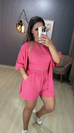 Conjunto 3 peças kimono na internet