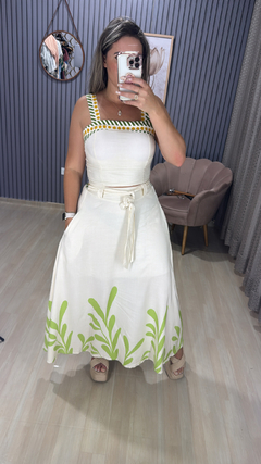 Conjunto saia MIDI Cris
