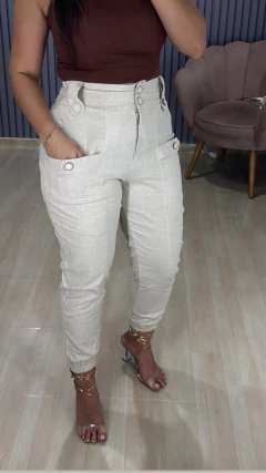 Calça jogger linho na internet