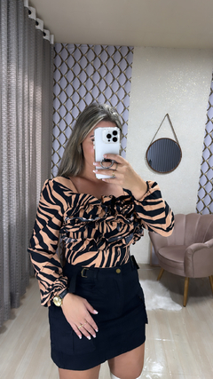 Croped babado M/L - comprar online