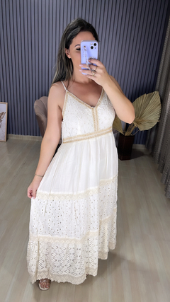Vestido renda indiano - comprar online