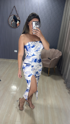 Vestido tomara que cai Alice na internet
