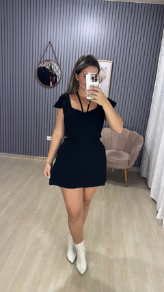 Conjunto shorts saia Júlia na internet