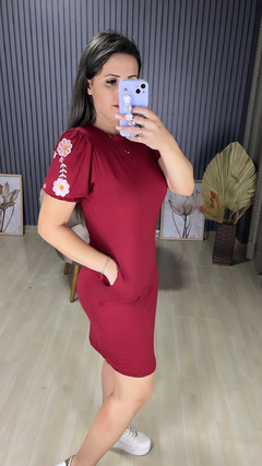 Vestido Viscolaicka bordado - Visajo Store