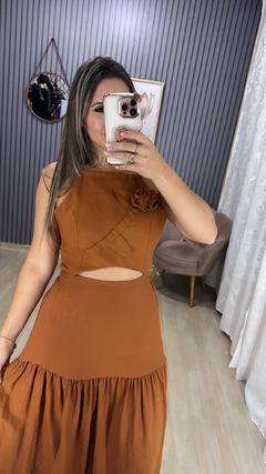 Vestido Elisa midi - comprar online