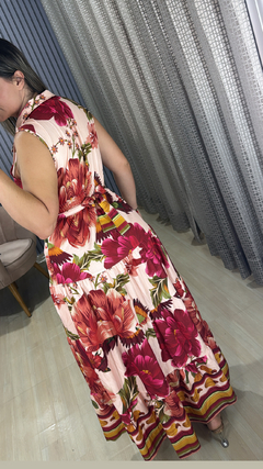 Vestido Raquely estampado na internet