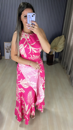 Conjunto saia envelope folhas - Visajo Store