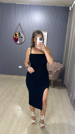 Vestido canelado mari