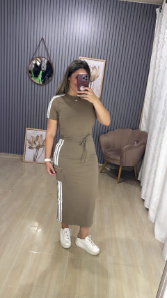 Conjunto saia midi moletin na internet