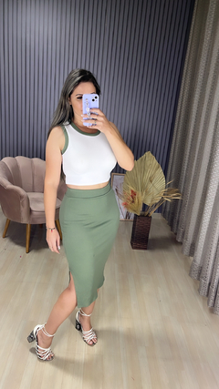 Conjunto saia Anarruga