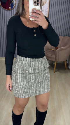 Imagem do saia tweed curta