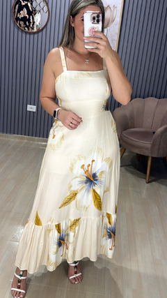 Vestido longo Monique na internet