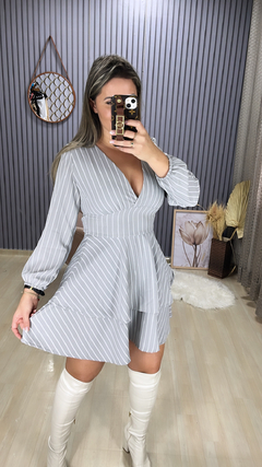 Vestido babado lista na internet
