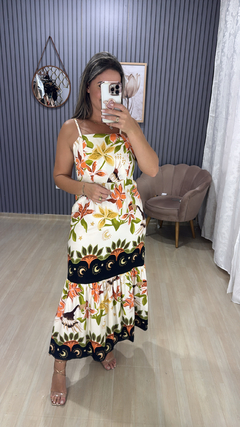 Vestido inspiração Farm longo - Visajo Store