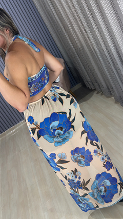 Vestido em Tuli inspirado farm