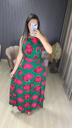 Conjunto saia MIDI flores - loja online