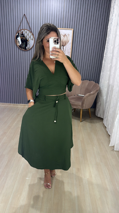Conjunto saia MIDI Bico - comprar online