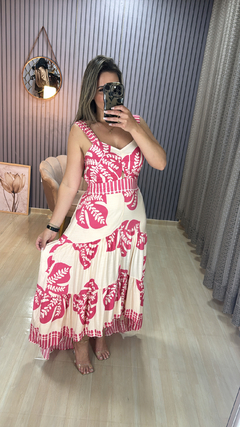 Vestido longo Bruna na internet