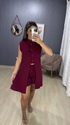 Conjunto shorts bruna - loja online