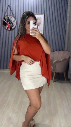 Imagem do Croped Bata + top Duna