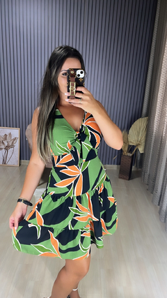 Vestido curto Naty Duna