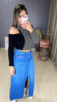 Saia jeans mide Melinda - comprar online