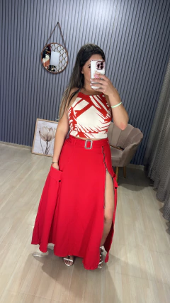 Saia zíper cargo - Visajo Store