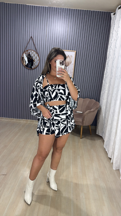 Conjunto 3 peças Kimono