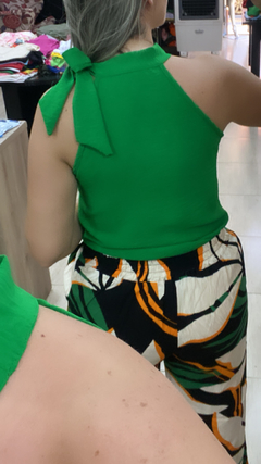 Blusa regata DUNA verde - comprar online