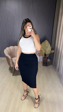Conjunto saia Anarruga na internet